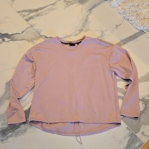 Spyder Activewear Dusty Rose Top, Size L, Reflective Details, VGUC